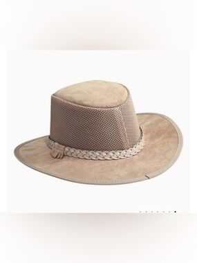 Breeze Latte Mens Latte Suede Sun Hat Size XL American Hat Makers